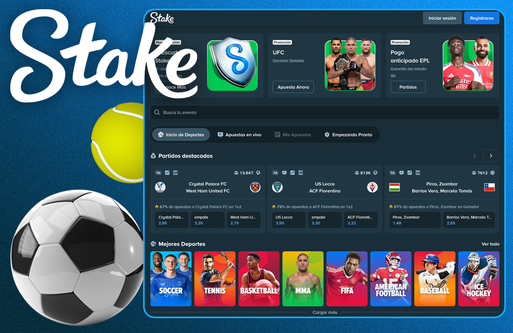 Mercados de apuestas deportivas en Stake