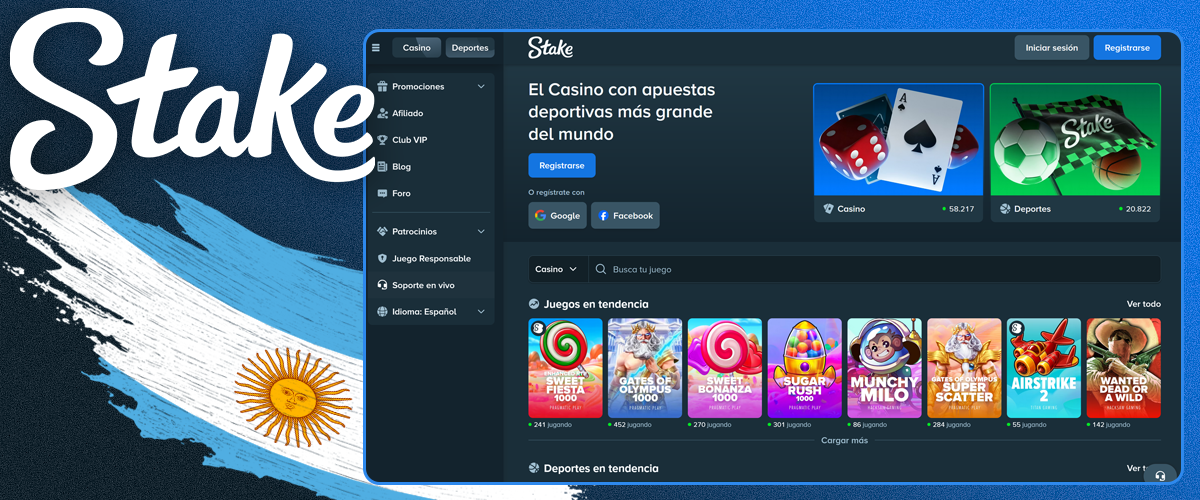 Stake Argentina - Sitio oficial para jugar